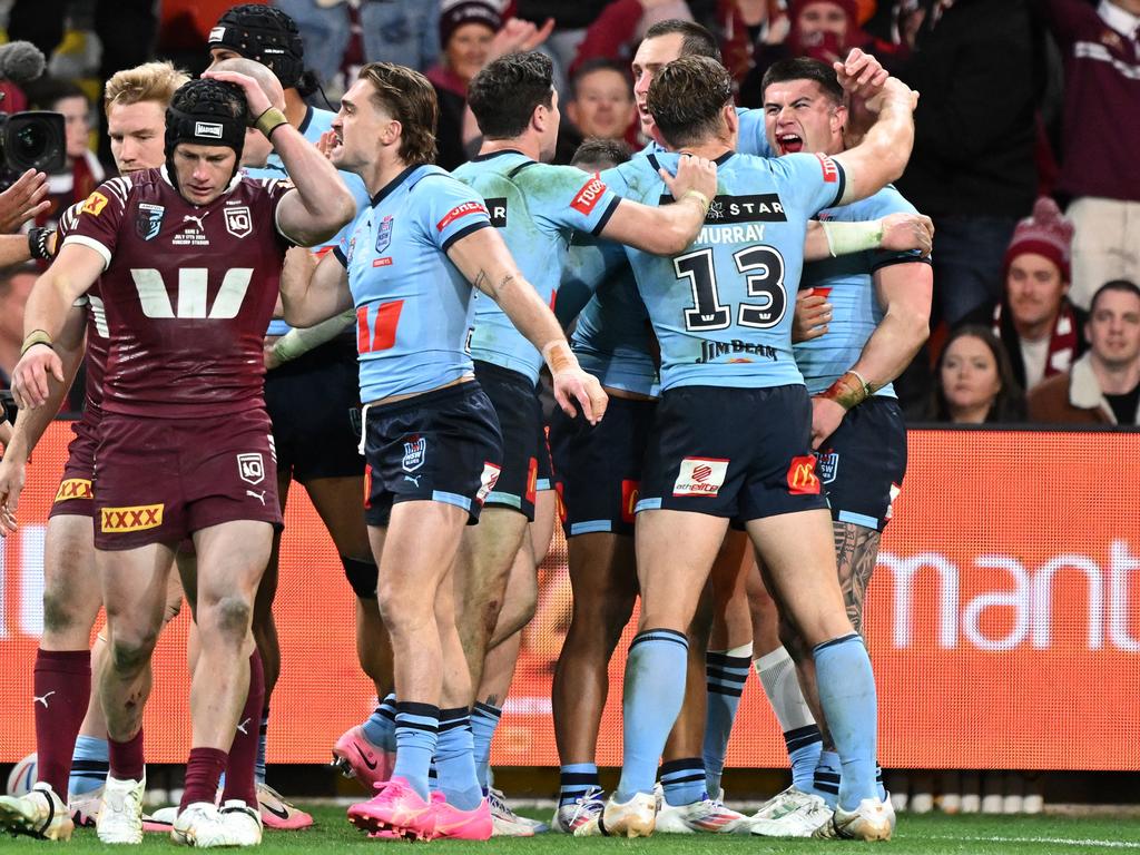 V’landys confirmed the ARL Commission may look to put State of Origin up for sale as a stand-alone TV or streaming product. Picture: Bradley Kanaris/Getty Images