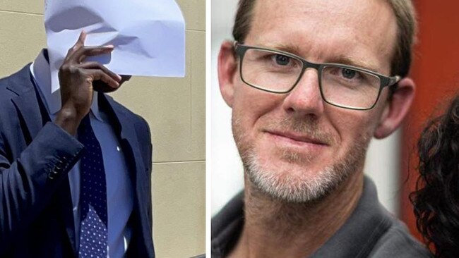 Reec Thiik Achiek (left) is charged over a fatal crash that claimed the life of Chris Goodwin (right) in September 2023 at Dysart.