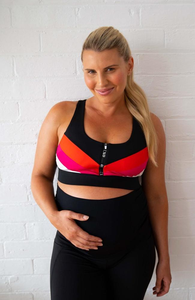 Tiffiny Hall has made history as the first pregnant woman to appear on Women’s Health magazine. Picture: Instagram/TiffHall