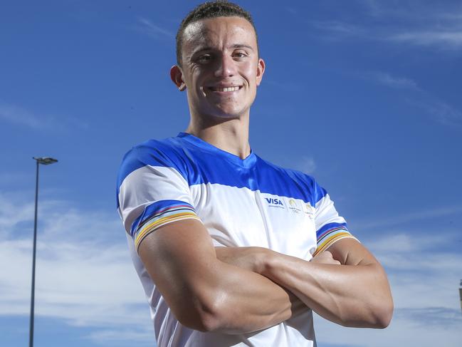 Gold Coast Swimmer Swimmer Flynn Southam.Picture: Glenn Campbell