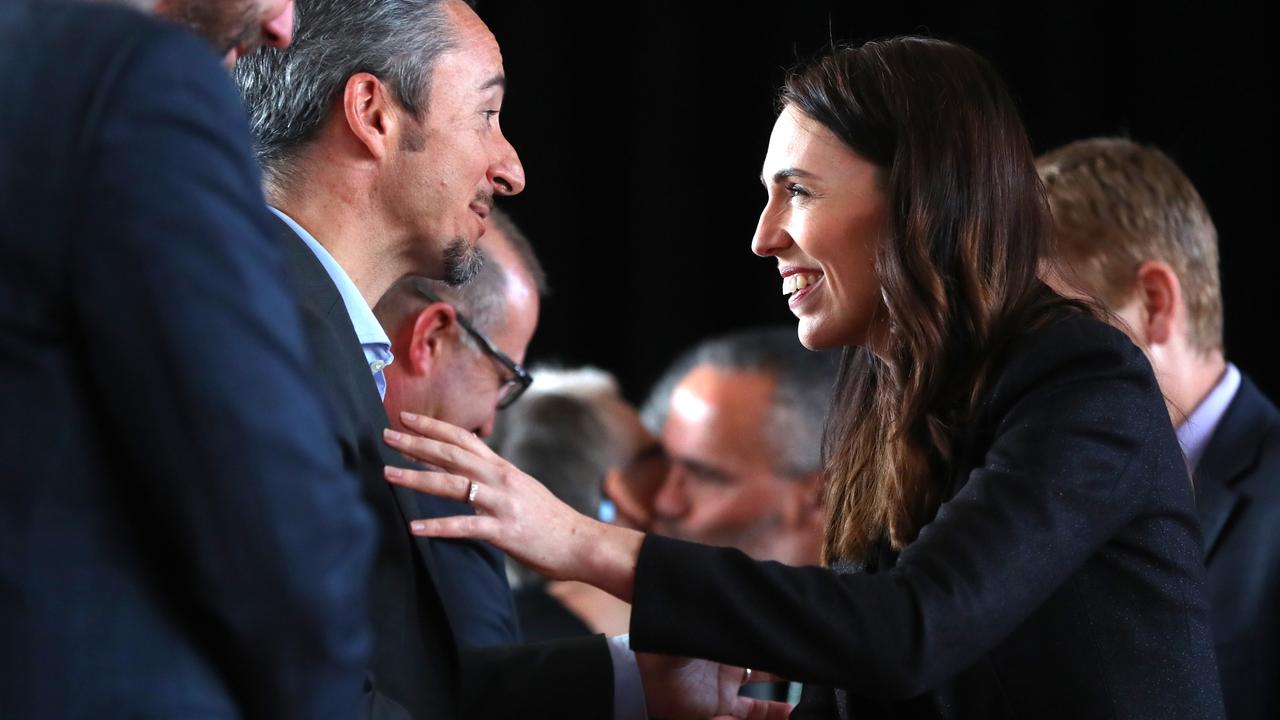 Ardern is winning when it comes to rapport. Picture: Hannah Peters/Getty Images.