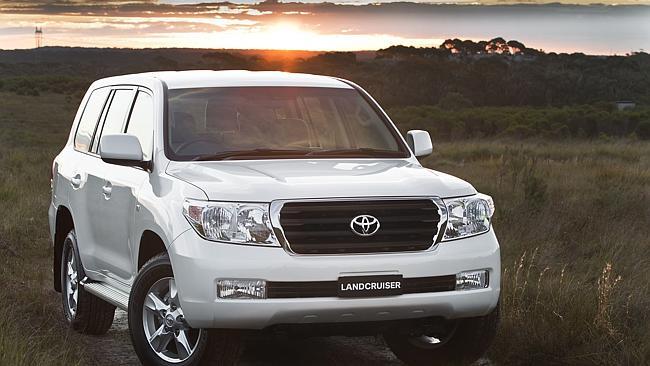 Still in demand ... SUVs like the Toyota Landcruiser.