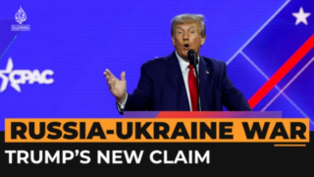 Trump makes implausible claim that he’d end Ukraine war in a day