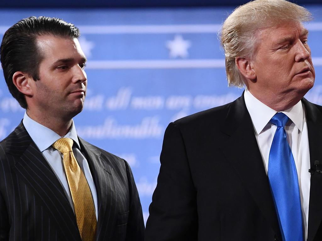 Michael Cohen said Donald Trump said his son, Don Jr, had the worst judgment of anyone he knew. Picture: AFP