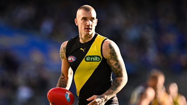 Dustin Martin’s car was stolen from outside a St Kilda petrol station on January 23. Picture: Getty