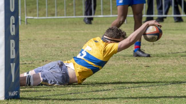 16As Downlands vs TGS. The O'Callaghan Cup played at Downlands College. Saturday, August 6, 2022. Picture: Nev Madsen.