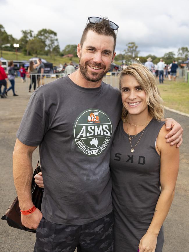 James and Lauren Ryan at Meatstock at Toowoomba Showgrounds, Saturday, April 9, 2022. Picture: Kevin Farmer