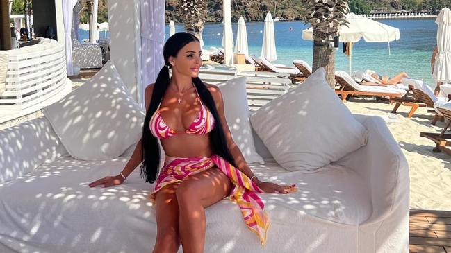 Buddle’s first wife Mel Ter Wisscha at a resort in Turkey. Picture: Supplied