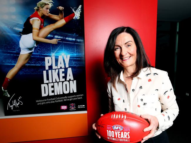 Former AFL general manager of people, customer and community Dorothy Hisgrove. Picture: Nicole Cleary