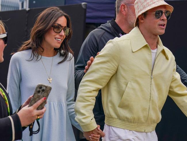 The couple walked hand-in-hand. Picture: Phil Duncan/Every Second Media/Shutterstock