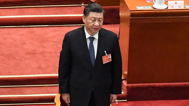 China President Xi Jinping is unlikely to roll back Covid-19 restrictions is mainland China just yet. (Photo by Leo RAMIREZ / AFP)