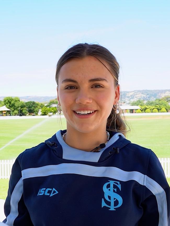 Former Sturt SANFLW player Tiah Hough walked away from football after the NeuroFlex technology gave her more clarity about her concussion injuries. Picture: supplied