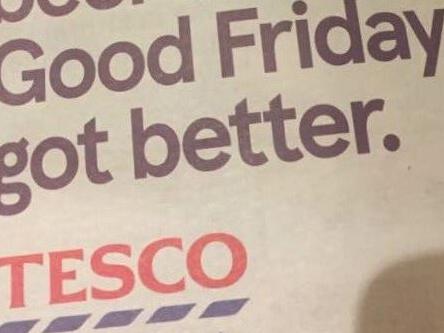 Supermarket’s awkward Good Friday fail