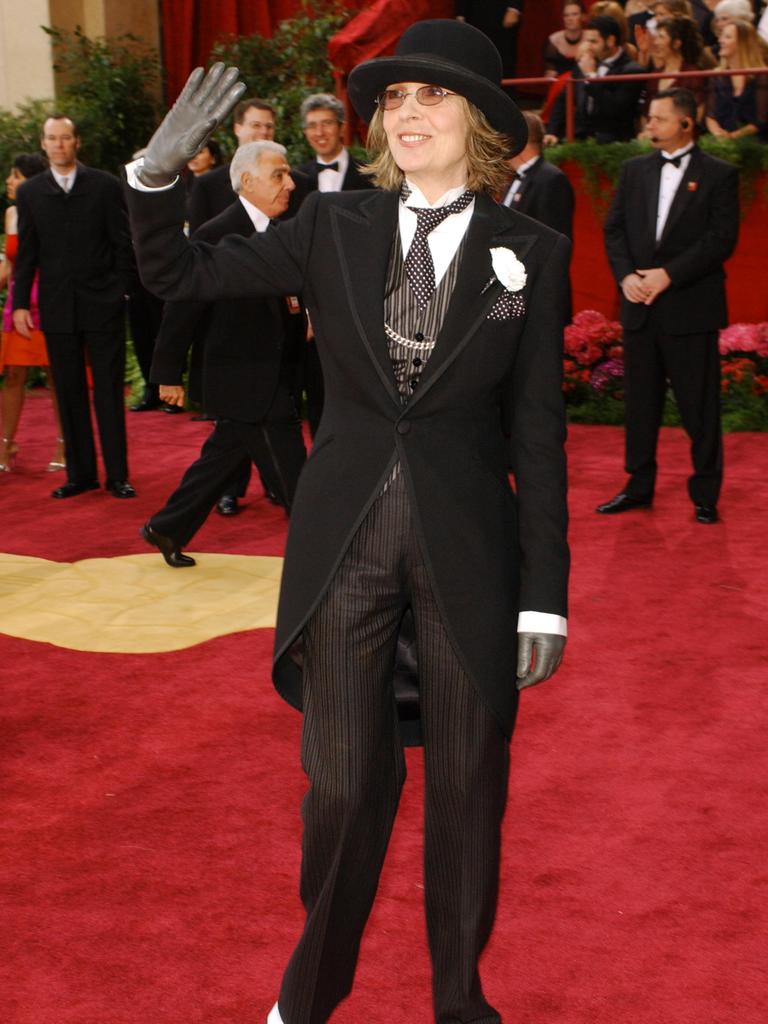 Diane Keaton at the Oscars in 2004. Picture: Getty