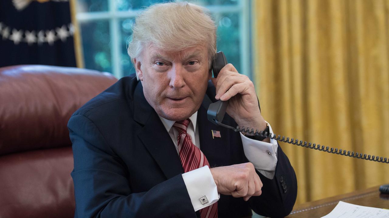 A “jaw dropping” US report has claimed Donald Trump bullied world leaders in “sadistic” phone calls. Picture: Nicholas Kamm/AFP Photo