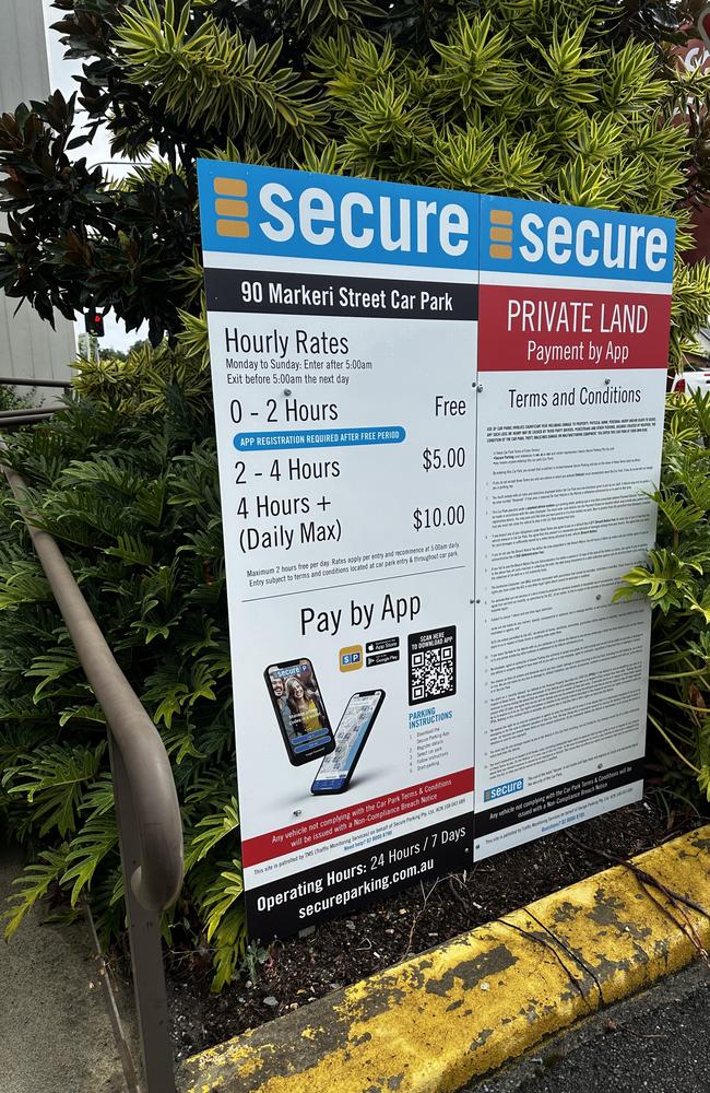 Paid parking has been introduced at Mermaid Waters Shopping Village on Markeri St on the Gold Coast.