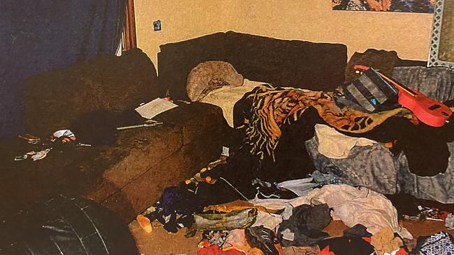 Photos taken by police at a home in a regional community in November 2019 where a young child was living in squalor