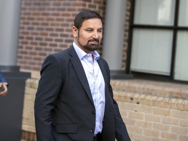 11-07-2022 - High profile property developer Jean Nassif leaving Burwood Local Court after  serious assault allegations are dismissed because alleged victim Nisserine Nassif, his wife, is in Lebanon. Picture: Liam Mendes / The Australian