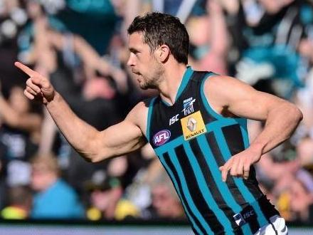 Is this what Port Adelaide’s teal prison bars jumper could look like?