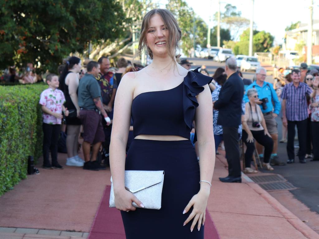 Sarah Onoprienko at the 2023 Isis State High School formal. Image credit: Isis SHS.