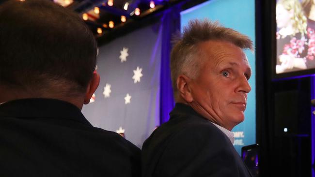 David Gazard at the 2019 Liberal election night party at Sydney’s Wentworth Sofitel. Picture: Hollie Adams / The Australian