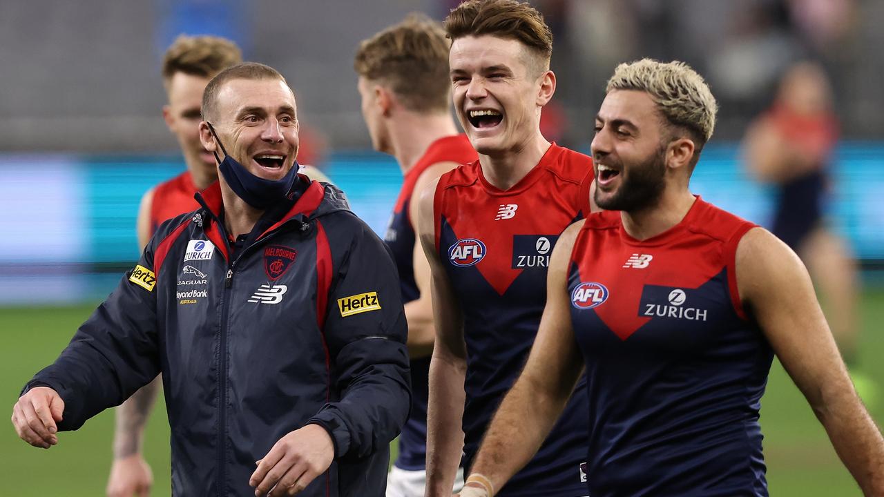 Simon Goodwin has been the architect of the Demons’ stunning season. Picture: Getty Images