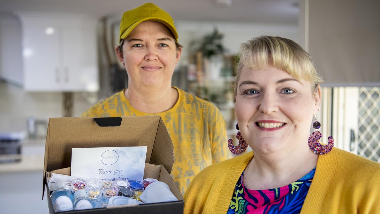 BRIGHT IDEA: Neecy Curtis (left) and Mel Nossiter have started new business Nemel and Co. Picture: Nev Madsen.