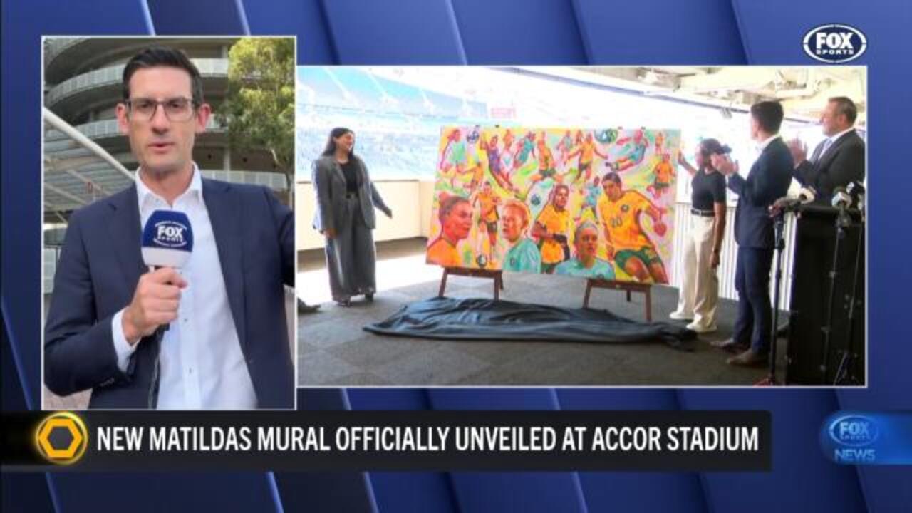 Tillies mural revealed at ACCOR stadium