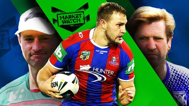 Michael Maguire, Robbie Rochow and Des Hasler feature in Market Watch.