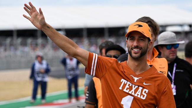 McLaren's Australian driver Daniel Ricciardo says there is no deal signe - yet - to link with a team for next season. (Photo by Patrick T. FALLON / AFP)