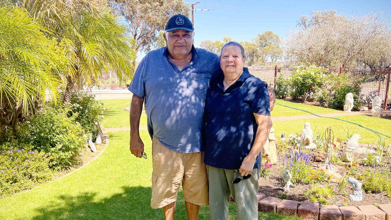 Malcolm and Dorothy McKenzie outside their home in Davenport. Picture: Emma Brasier