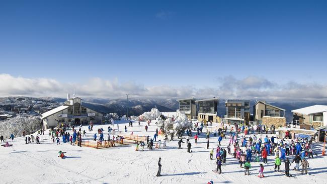 Packed slopes at Mount Biuller. Picture: Supplied