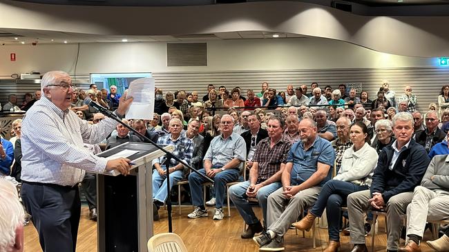 Retired Lismore MP Thomas George at the forum.