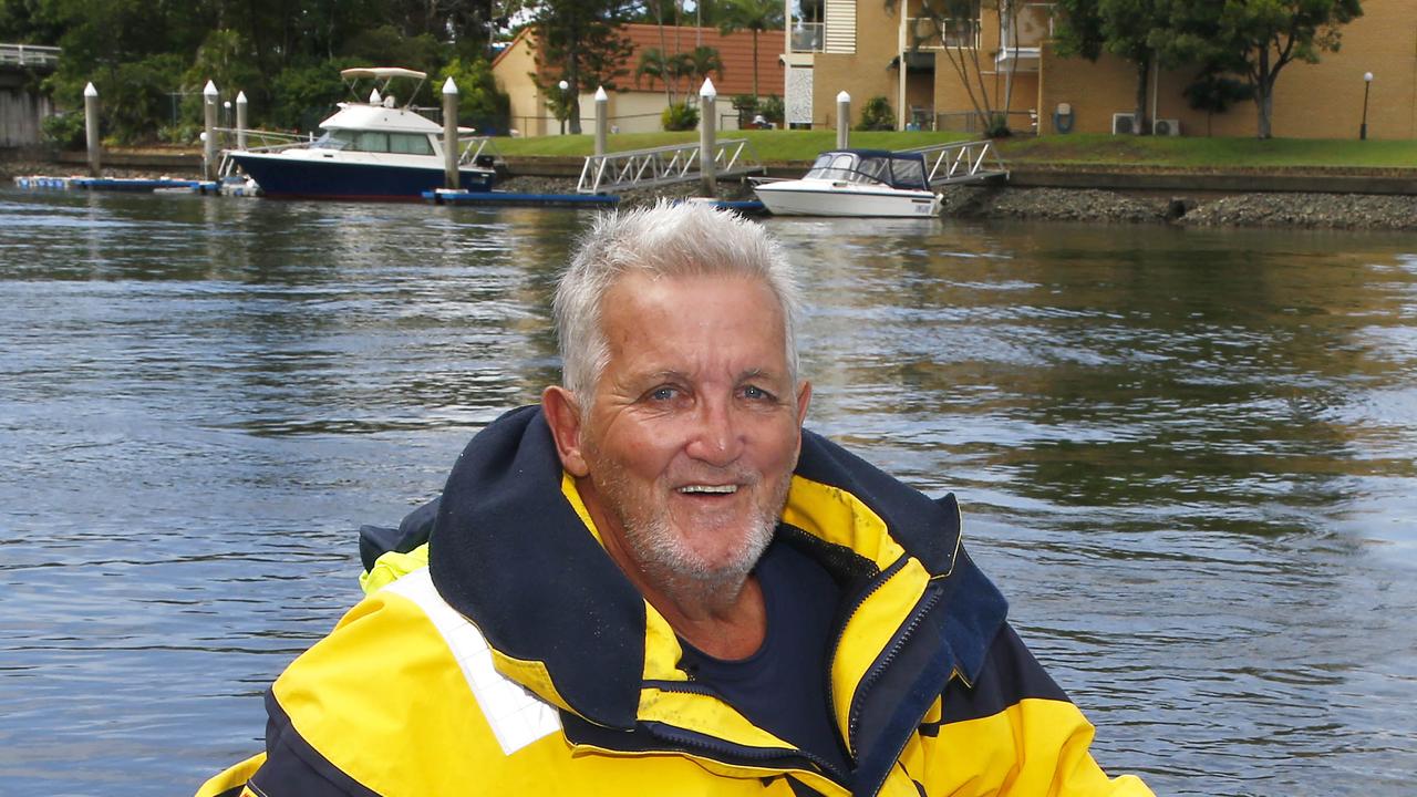 The owner of one of the boats, David Crossley, rescued the injured skipper of the boat that crashed into him. Picture: NCA NewsWire/Tertius Pickard