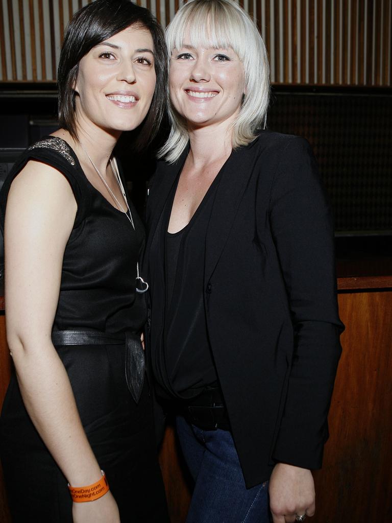 Mary-Anne Monaco with Magda Pete at Motel Nightclub.