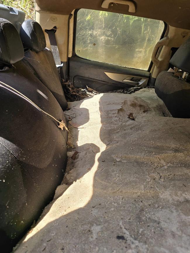 NT Towing 4x4 Recovery stumbled across an abandoned ute buried deep in the sand on their way to a job in Maningrida.