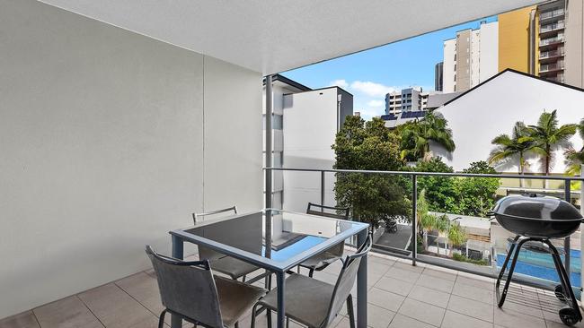 This two-bedroom unit at 217/51 Hope St, Spring Hill, is for sale for offers over $705,000.