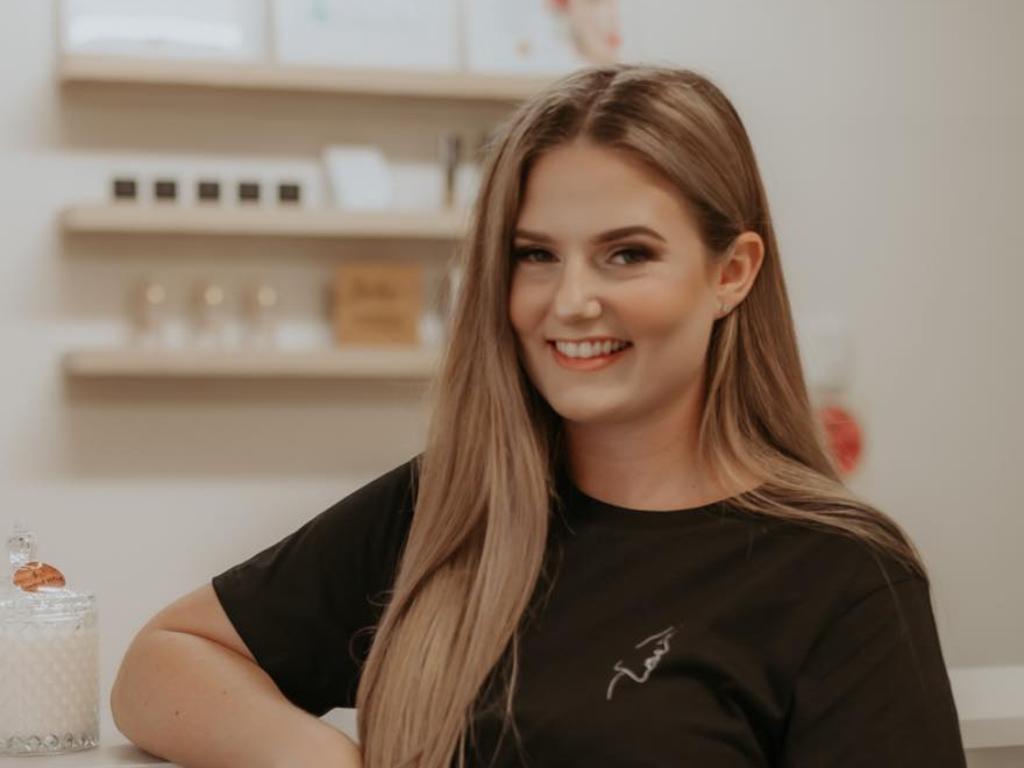 Jodie Maree McKenzie, 27, in her Tieri business, Aurora Beauty Parlour. Photo contributed by Jodie Maree McKenzie. Image by Western Arrow Photography