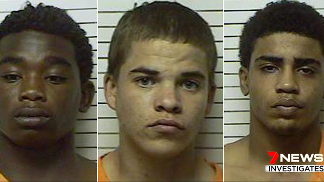 Deadly trio: Mugshots of Edwards, Jones and Luna. Picture: Channel 7