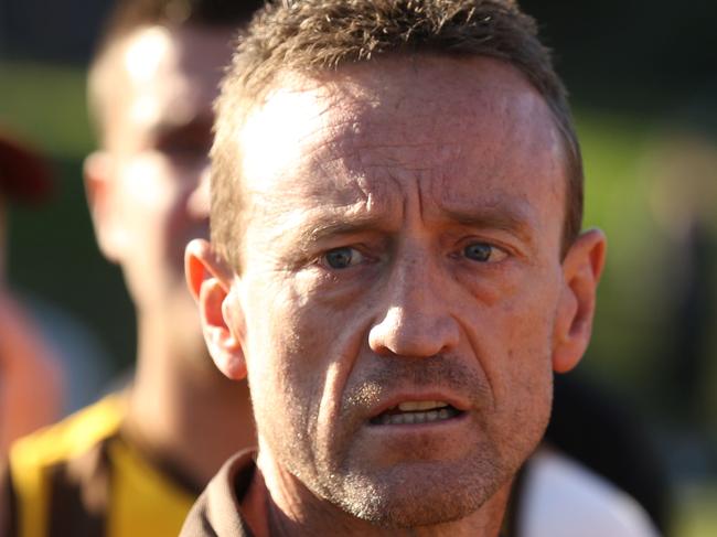 Rowville coach John Brown. Picture: Stuart Milligan