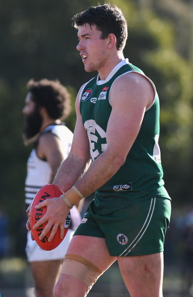 Charlie Molyneux will provide the grunt work in Greensborough’s engine room. Picture: Nathan McNeill.