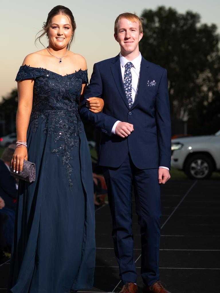 Brooke Hutson and Joel Armstrong at the 2024 Rockhampton Grammar School formal.