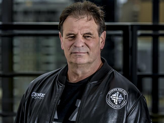 Wednesday August 24 2022SA WEEKEND - John Setka.CFMEU leader John Setka pictured in Adelaide.Picture: Roy VanDerVegt