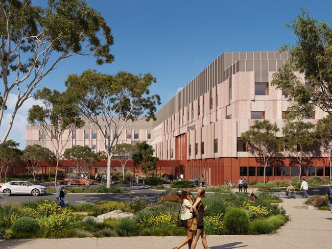 An artist impression of the exterior of the new Mount Barker Hospital. Picture: supplied