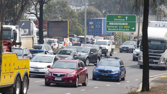 Traffic reliability has plummeted as accidents and disruptions created bigger headaches for more drivers. Picture: Sarah Matray