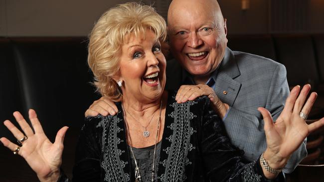 Patti Newton, pictured with husband Bert, has been honoured with an AM. Picture: Alex Coppel