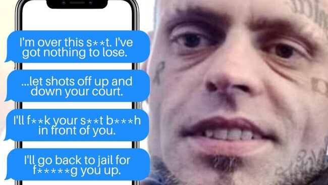 Chase Simpson allegedly sent threatening text messages to a man over a missing $3000. Picture: Facebook.