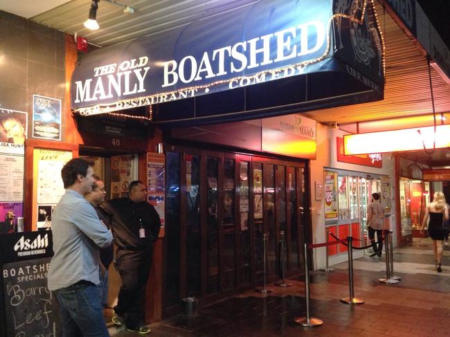 The Old Manly Boatshed on The Corso Manly. Picture: Bradley Hunter