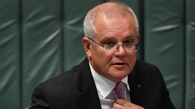 Scott Morrison says ‘the Labor Party is having an each-way bet on pandemic politics.’ Picture: Getty Images