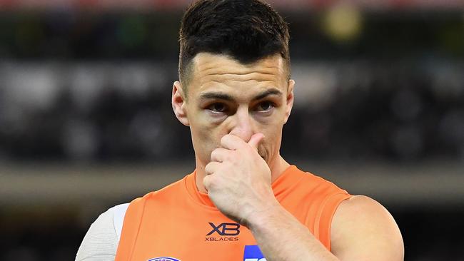 Dylan Shiel has a Giant decision to make. Pic: Getty Images